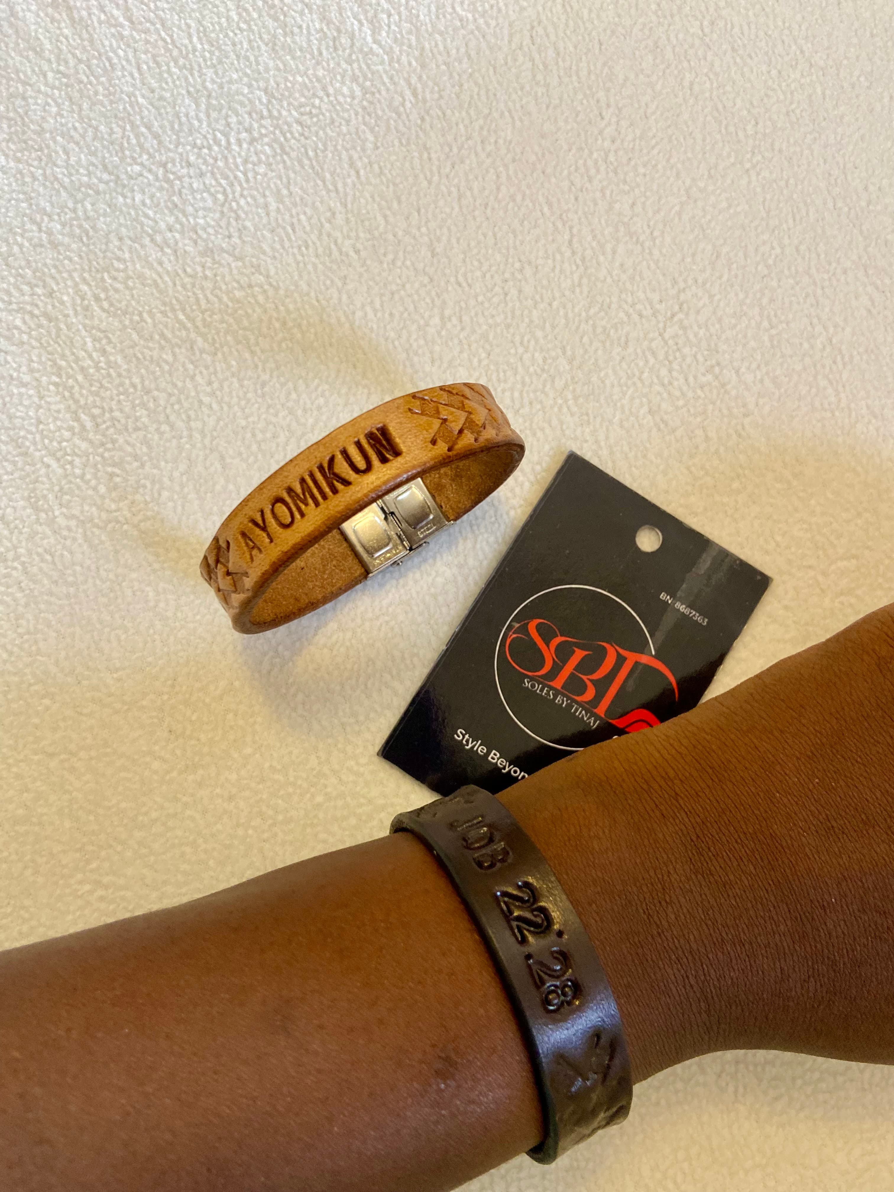 Customized Design Leather Bracelet