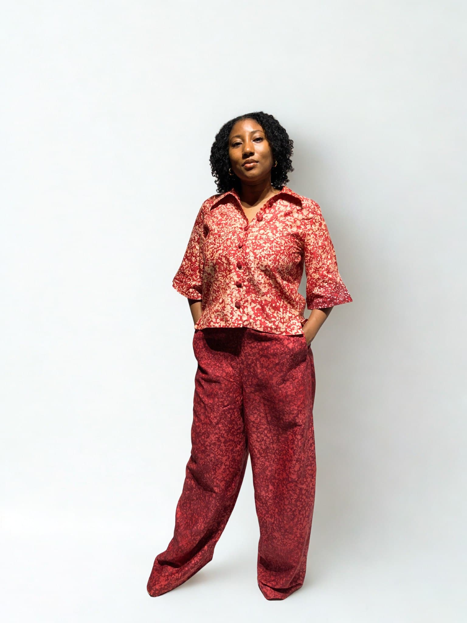 Adire Two Piece Pant Set